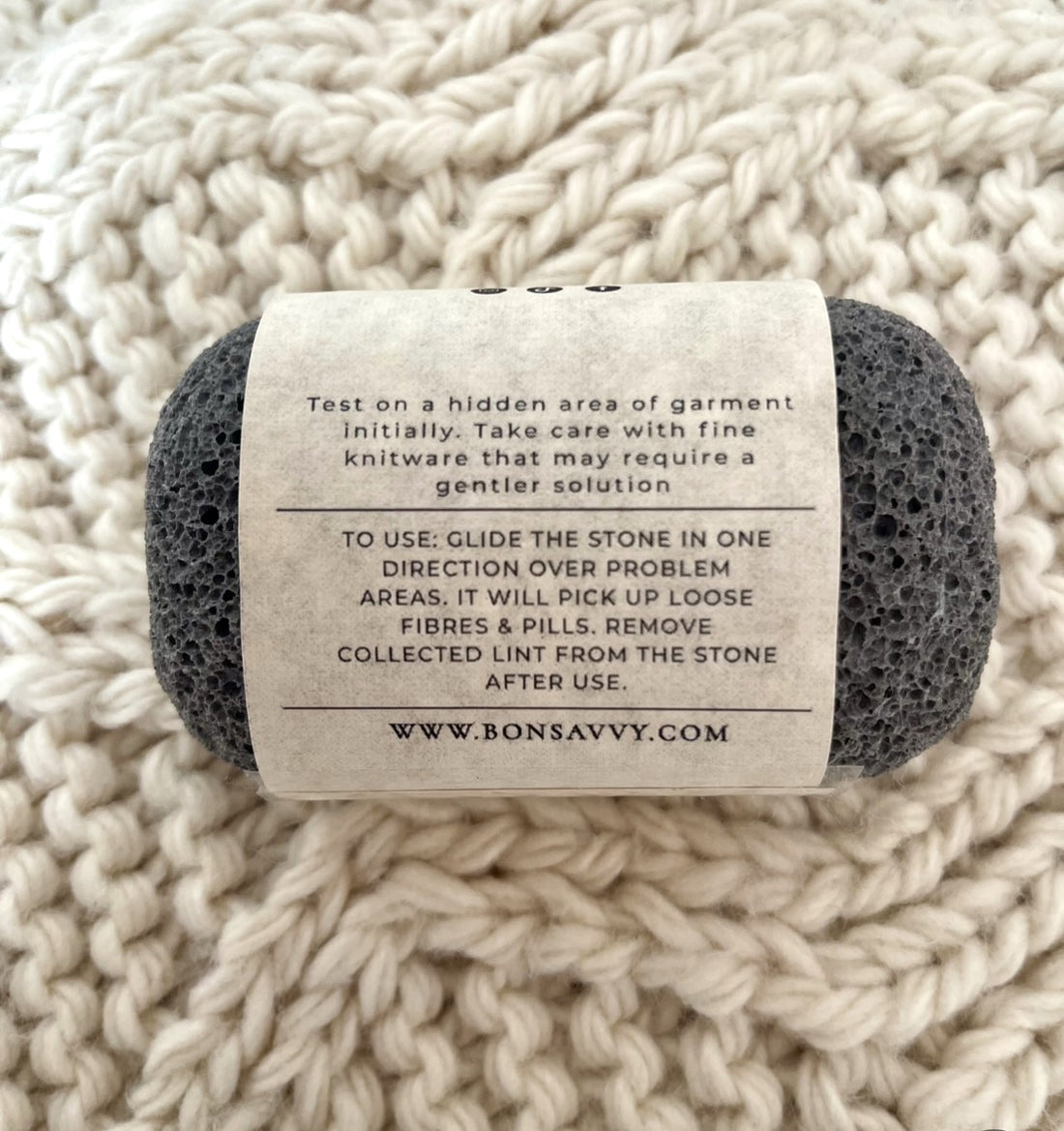 Sweater Stone | Pill & Lint Remover - Natural & Easy