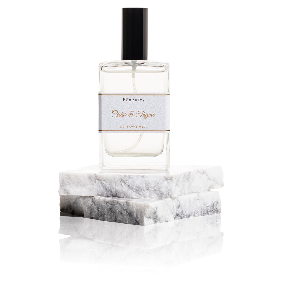 'Cedar & Thyme'  Perfume | Natural Fragrance With Vintage Inspired Atomiser