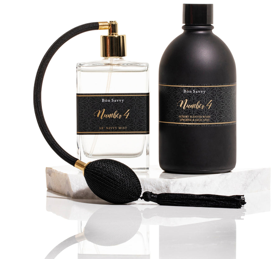 Noir Gift Box: Pampering Lingerie Care & Luxury Fragrance Set
